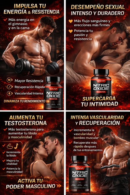 Óxido Nítrico - Mejor Circulacion, Mas Energia, Potencia Sexual