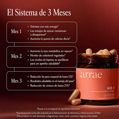 Arrae MB-1 — Control de Apetito y  Metabolismo