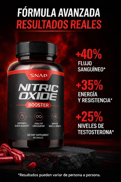 Óxido Nítrico - Mejor Circulacion, Mas Energia, Potencia Sexual