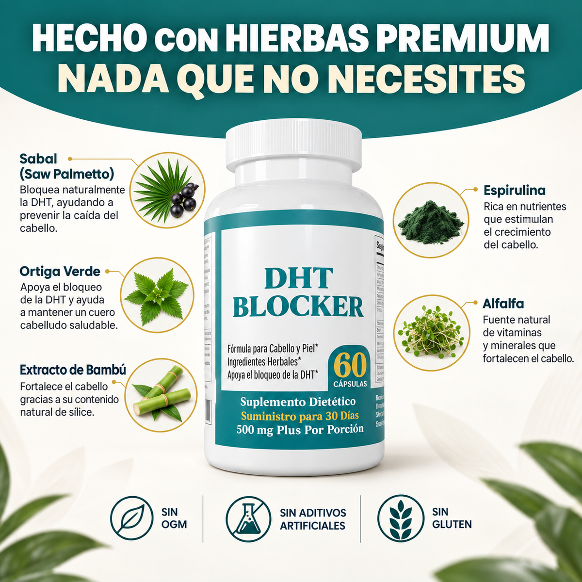 DHT BLOCKER | Mas Pelo & Menos Caida