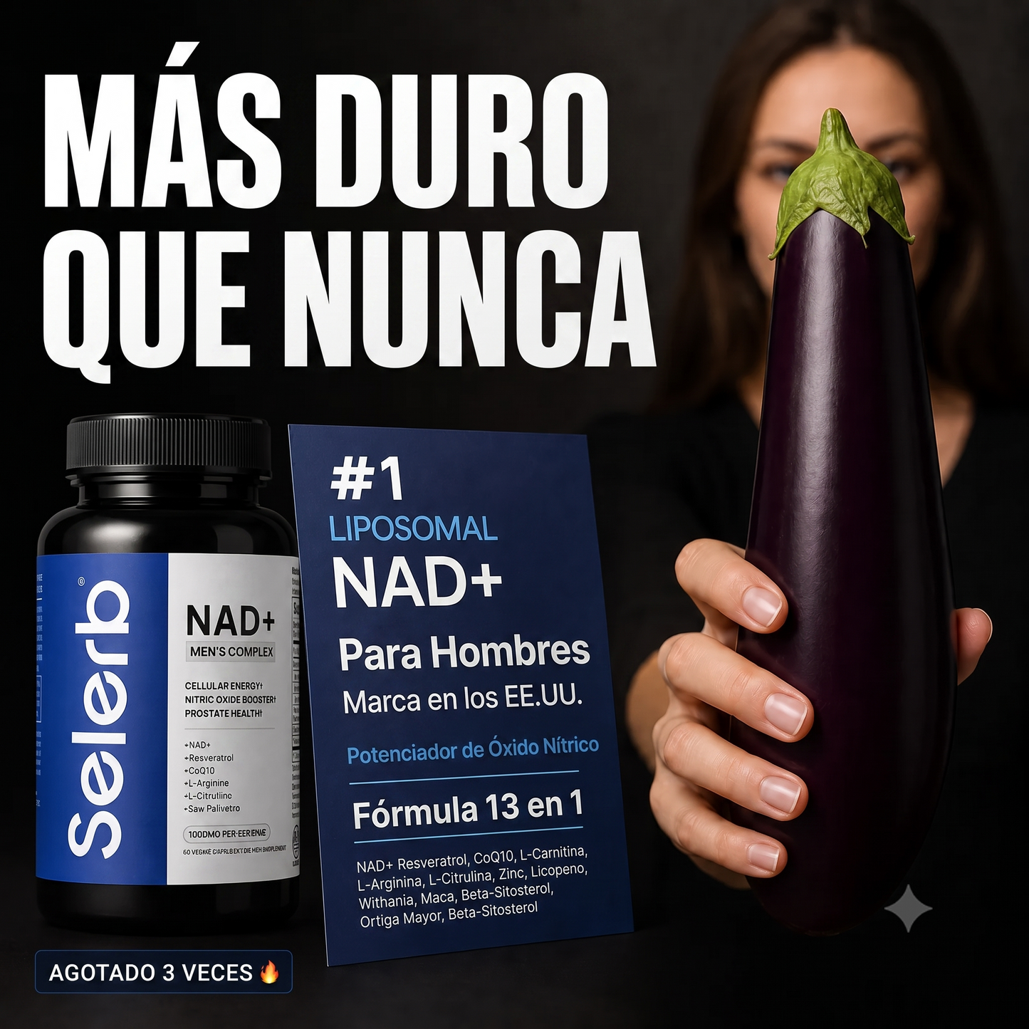 Selerb NAD+ Para Hombres | Libido & Prostata