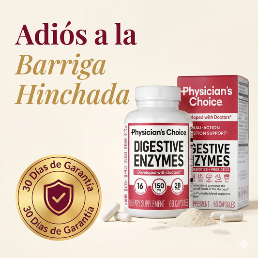 Enzimas Digestivas - Adiós Hinchazón y Gases