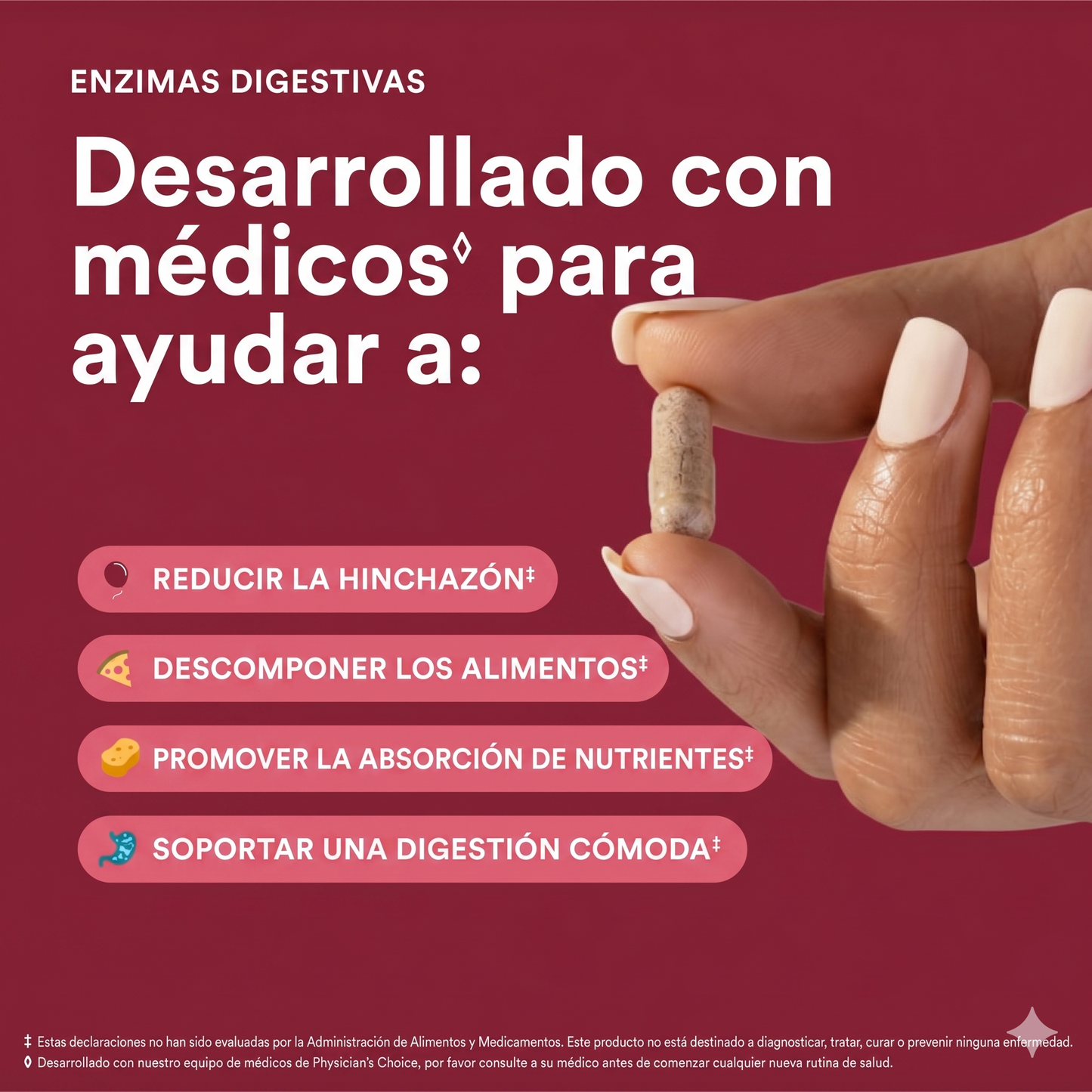 Enzimas Digestivas - Adiós Hinchazón y Gases