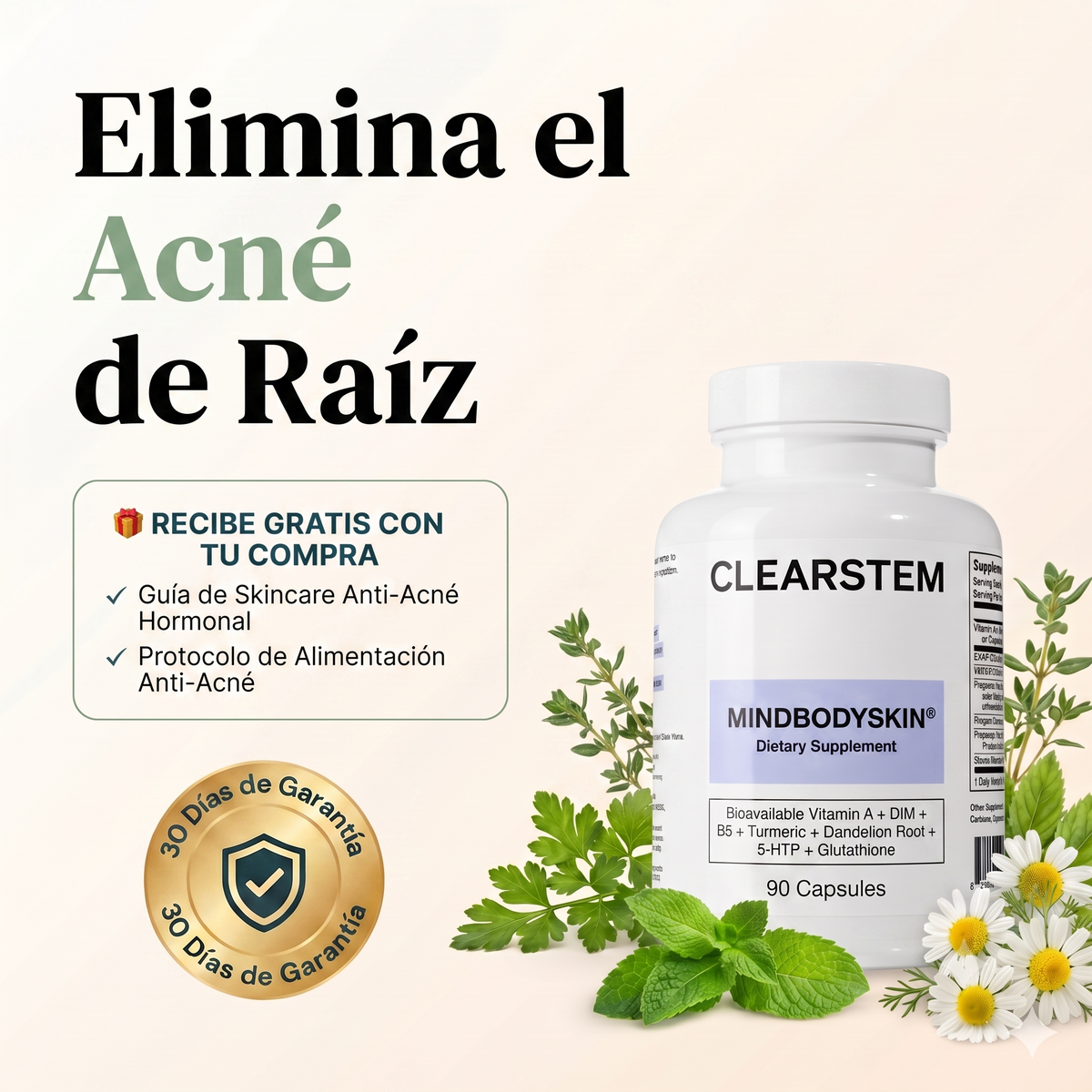 Clearstem™ - Arranca el Acné de Raíz