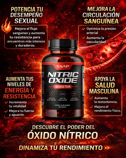 Óxido Nítrico - Mejor Circulacion, Mas Energia, Potencia Sexual